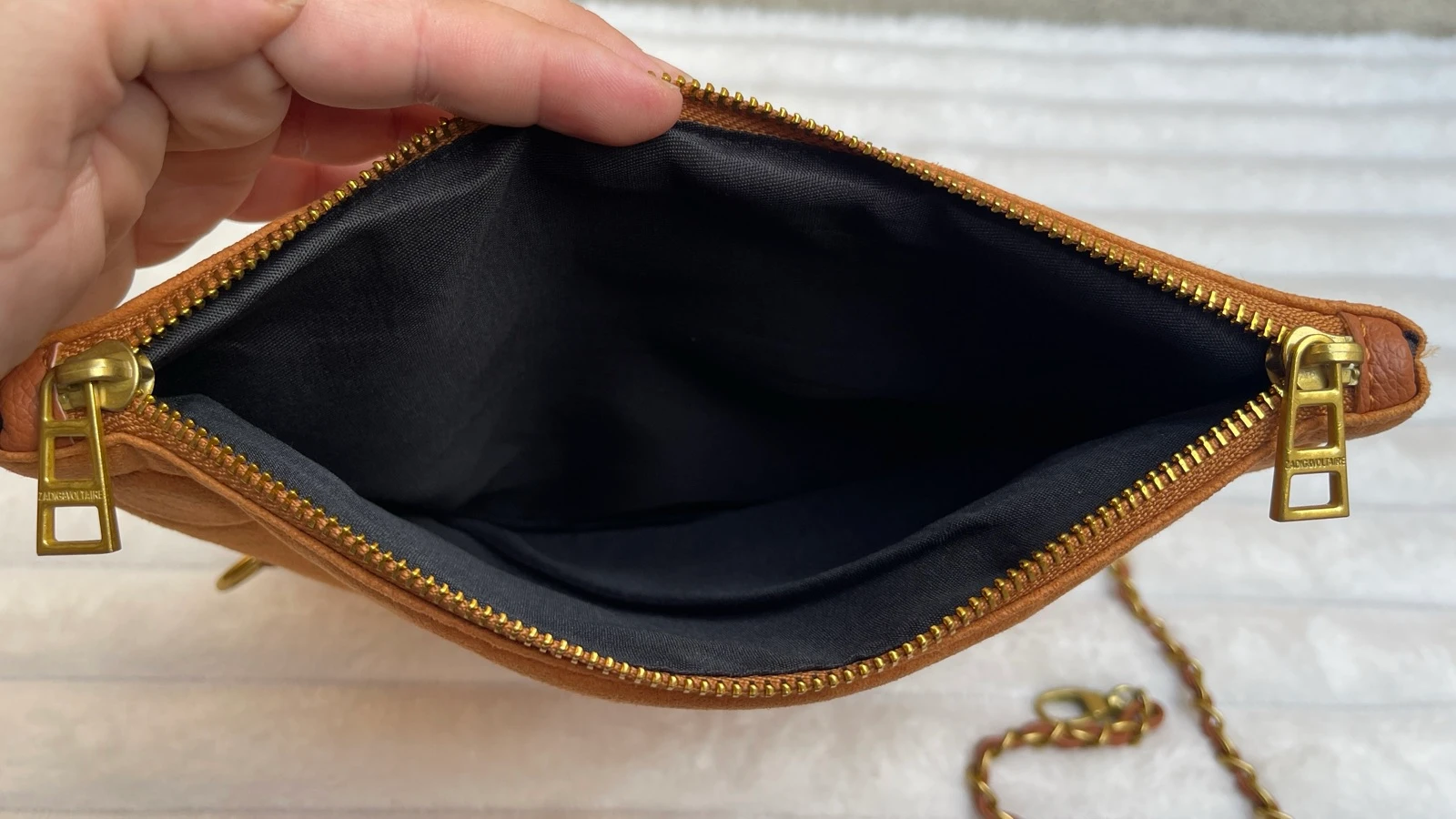 Bolso Zadig & Voltaire Rock Acolchado Coñac  – photo 8